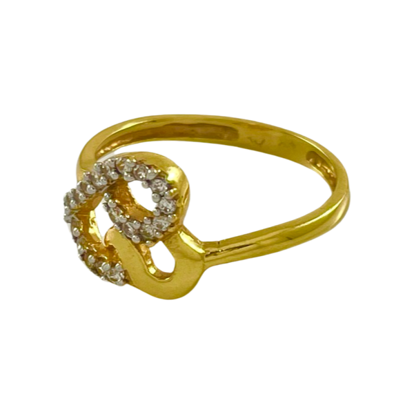 Anillo Corazon Abstracto