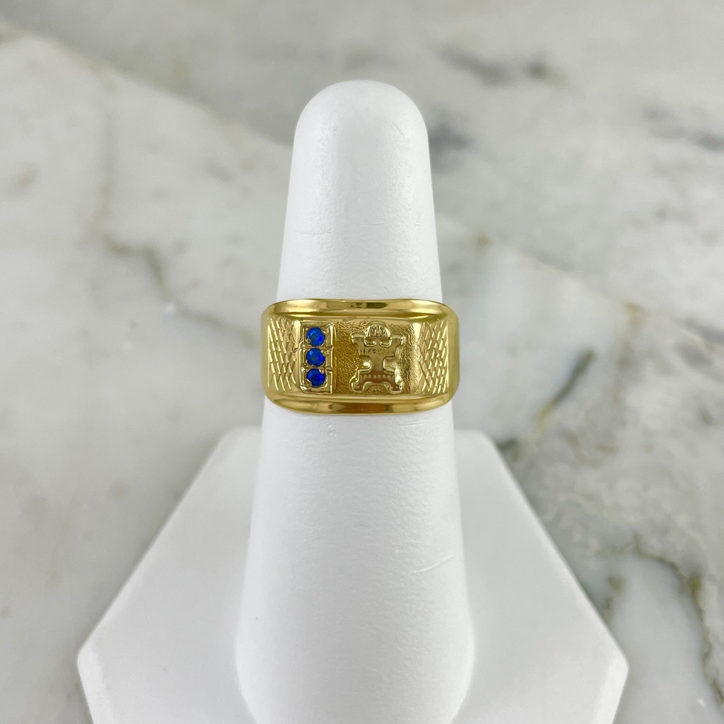 Anillo Hombre Jaguar Precolombino