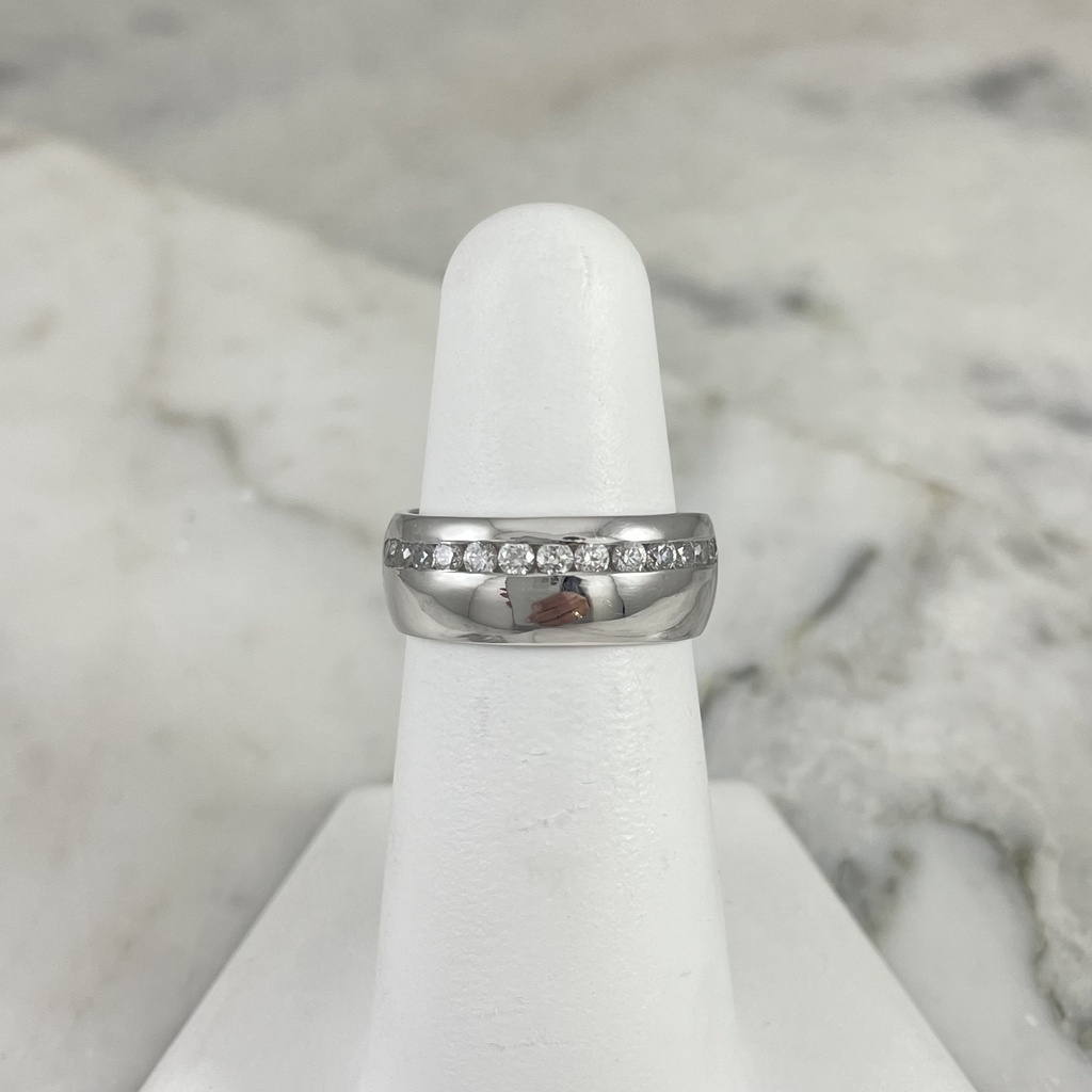 Anillo Ancho Linea De Circones