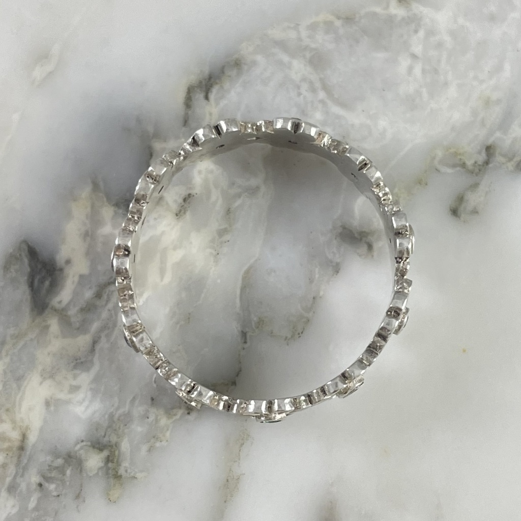 Anillo Silver Floral