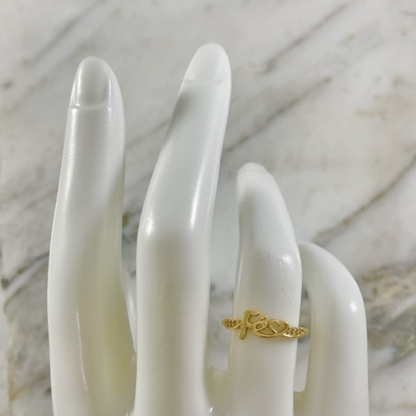 Anillo Corazon de Fe