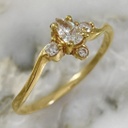Anillo Gota Cuatro Circones