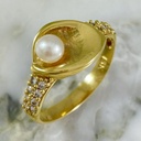 Anillo Hoja De Perla