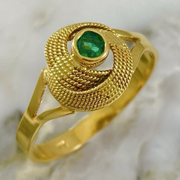 Emerald Turban Ring