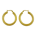 Matt Hoop Earrings