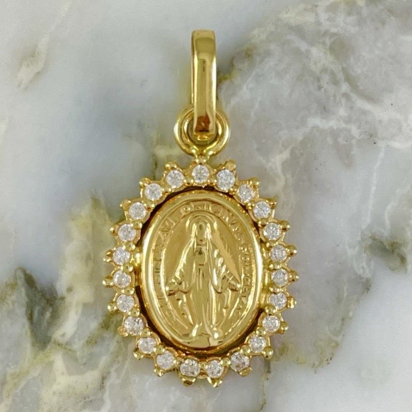 Dije Brillante Virgen Milagrosa