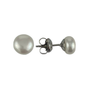Rhodium-plated Pearl Mole
