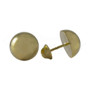 10 MM Half Ball Earrings