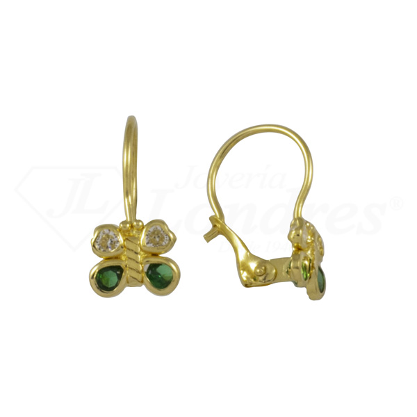 Arete Mariposa Brillante