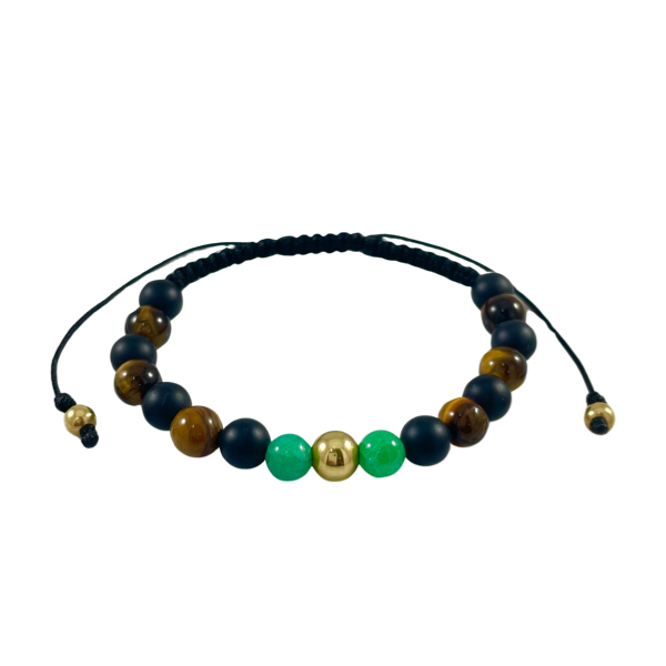Manilla Ojo De Tigre Morralla Onix 6MMx1 4MMx2