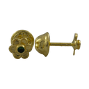 Topo Rosca Flor Mini Circon
