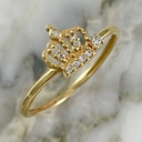 Anillo Corona Reina Brillante