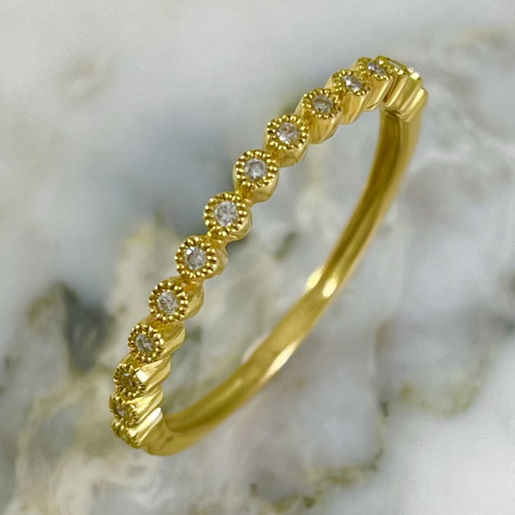 Anillo Banda de Diamantes