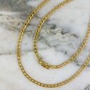 Cadena Cubana Martillada 2MM 70Cm