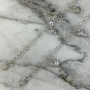 Tobillera Corazon en Bambalina