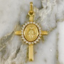 Dije Cruz Virgen Milagrosa