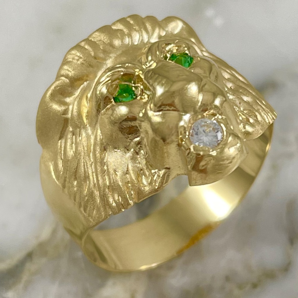 Anillo Leon Mateado