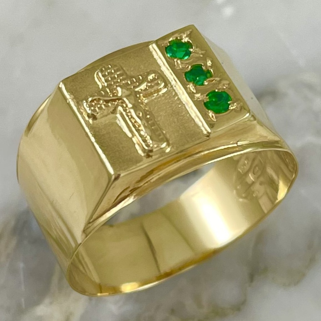 Anillo Cristo Brillante