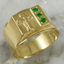 Anillo Cristo Brillante