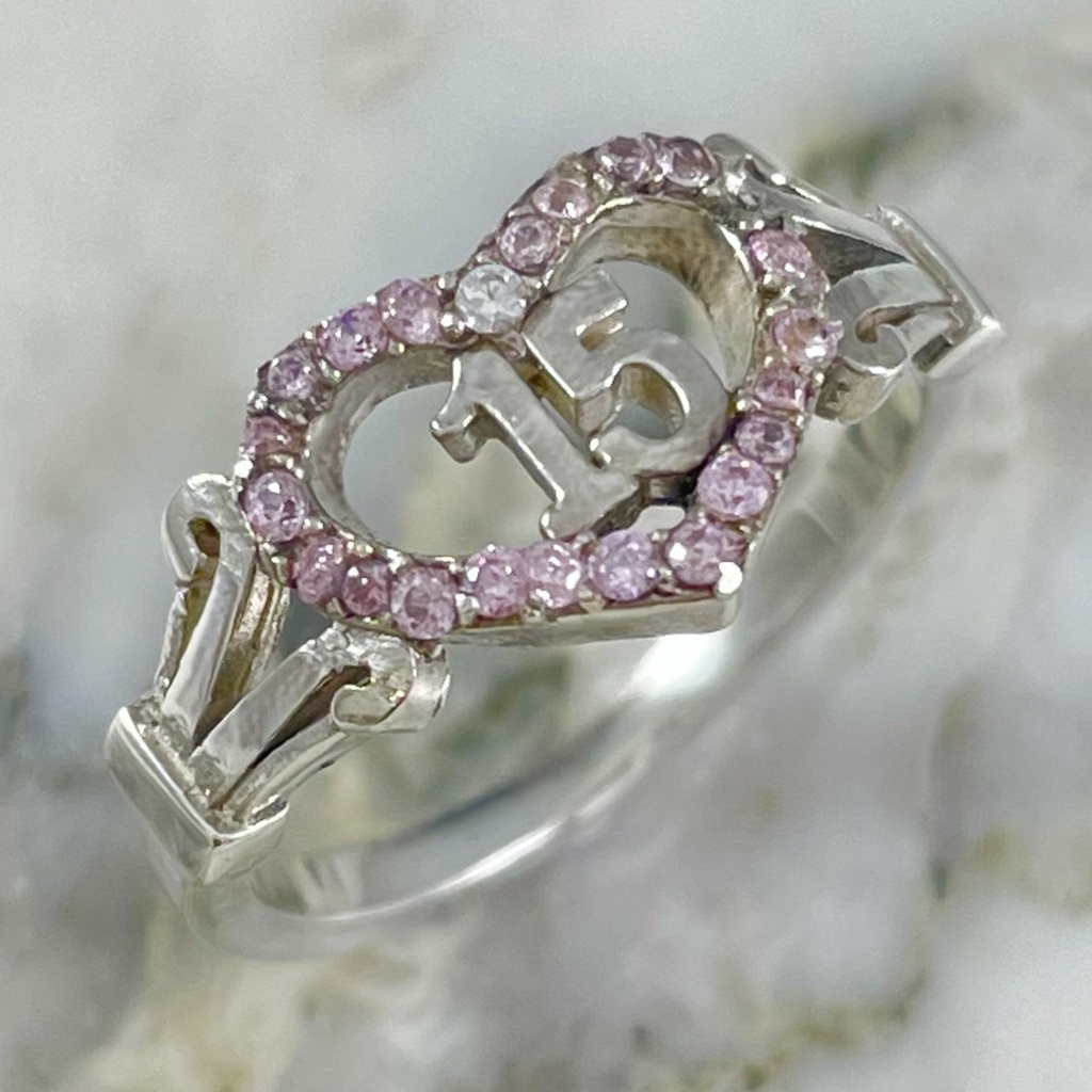 Anillo Corazon Quinceañero