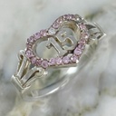 Anillo Corazon Quinceañero