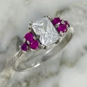 Anillo Plata Solitario Espace